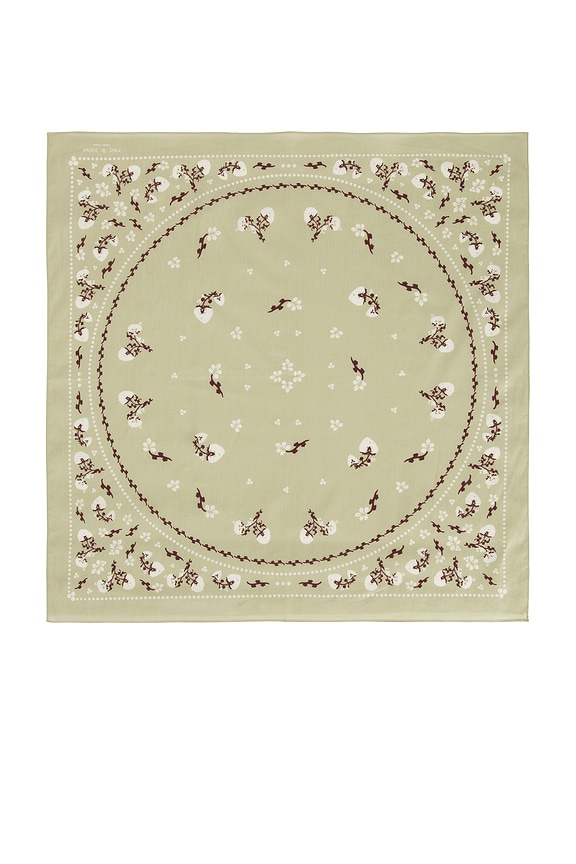 view 2 of 2 Floral Western Bandana in Pastel