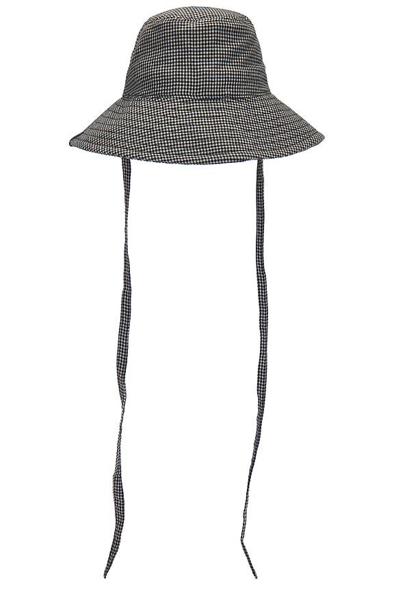 view 2 of 3 Harper Sun Hat in Black Gingham