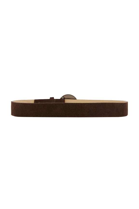 view 2 of 3 Dara Belt in Dark Brown Suede