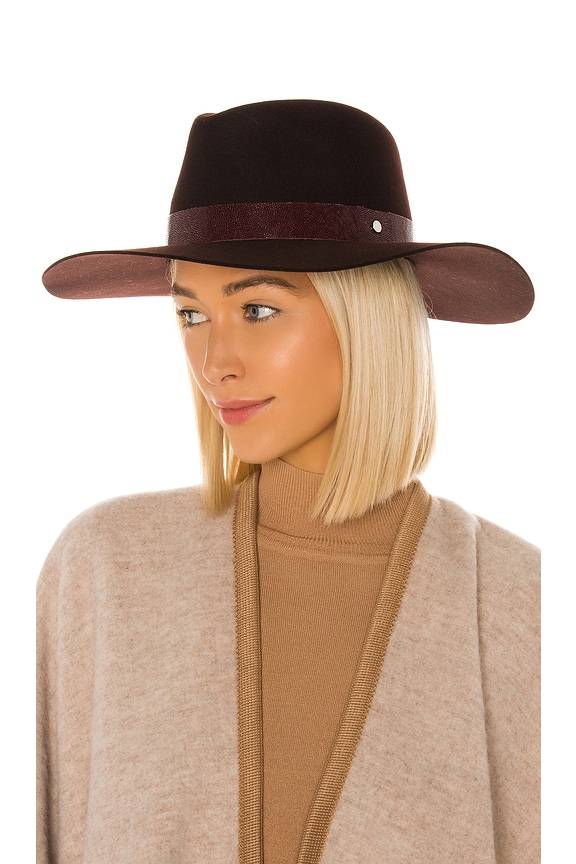 view 1 of 3 Kacy Fedora in Merlot