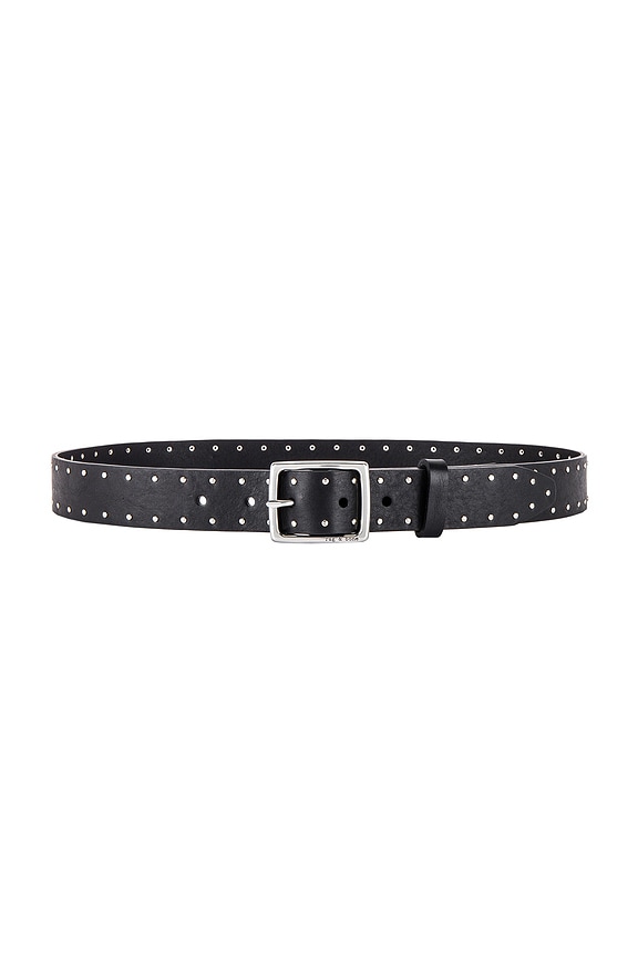 view 1 of 3 Boyfriend Belt in Black Studs