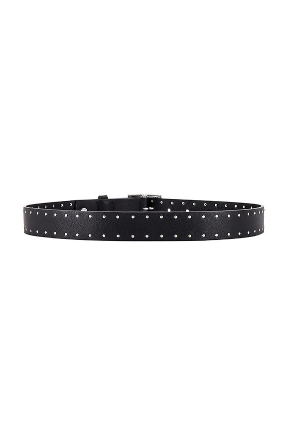 view 2 of 3 Boyfriend Belt in Black Studs