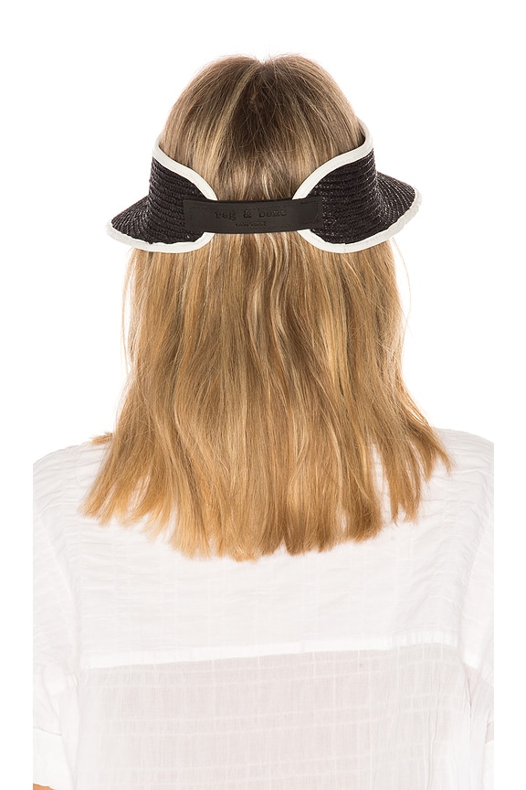 view 2 of 3 Packable Straw Visor in Black