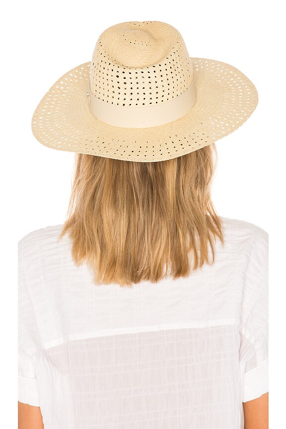 view 2 of 3 Lacey Wide Brim Panama Hat in Natural