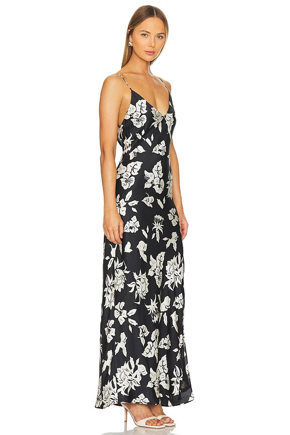 view 2 of 3 MAXIVESTIDO LARISSA in Black Floral