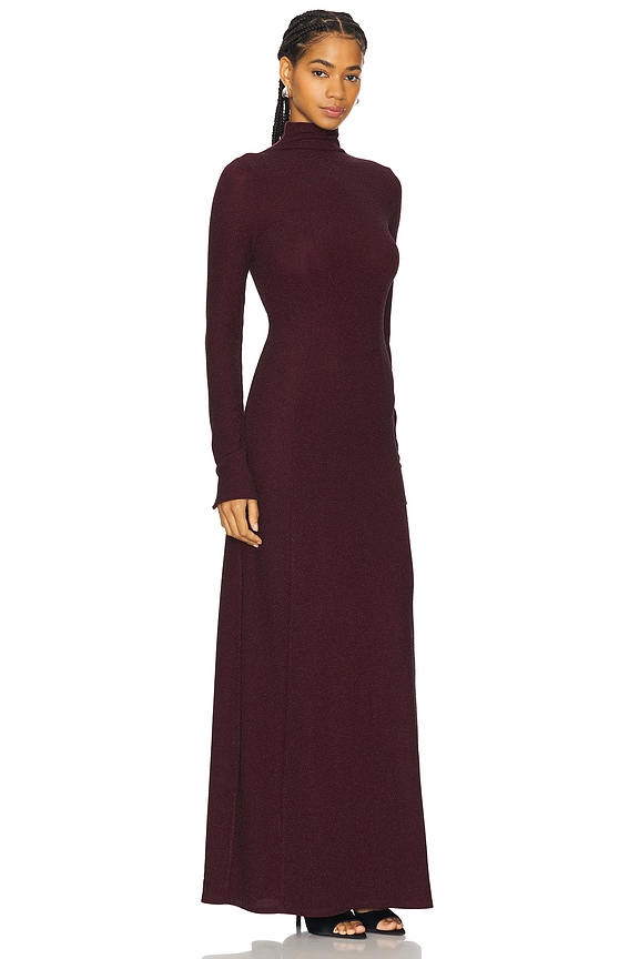 view 2 of 4 МАКСИ ПЛАТЬЕ LILITH in Burgundy