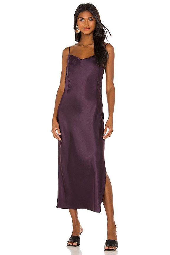 view 1 of 3 Pauline Slip Dress in Deep Plum