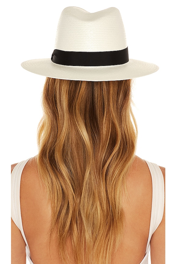 view 2 of 3 Panama Hat in White