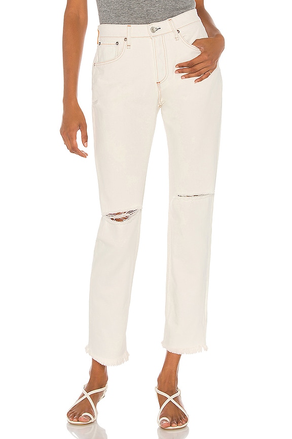 view 1 of 4 Rosa Mid Rise Boyfriend in White Ave