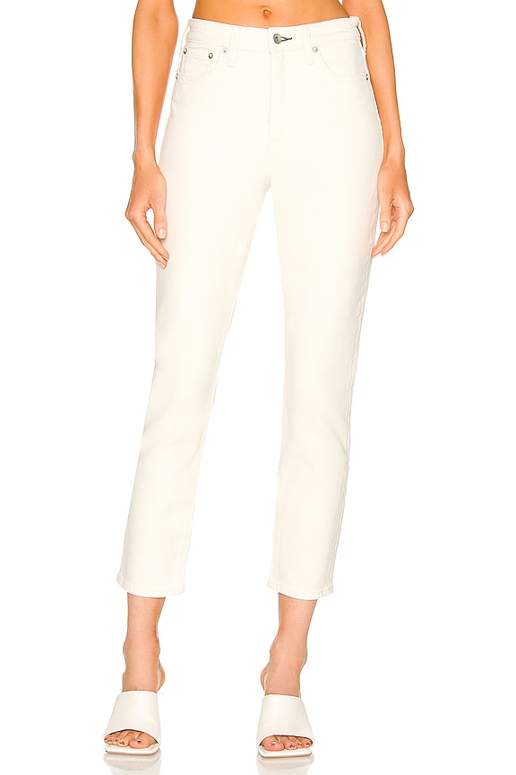 view 1 of 4 Nina High Rise Ankle Cigarette in Ecru