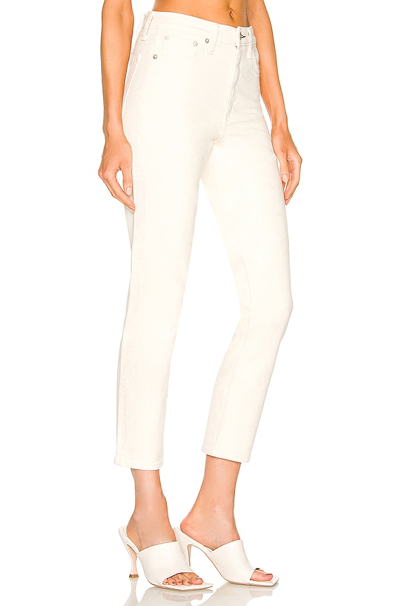 view 2 of 4 Nina High Rise Ankle Cigarette in Ecru