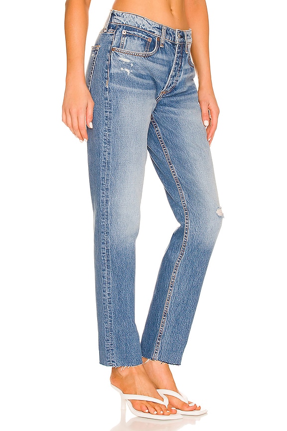 view 2 of 4 Rose Mid-Rise Boyfriend in Peony