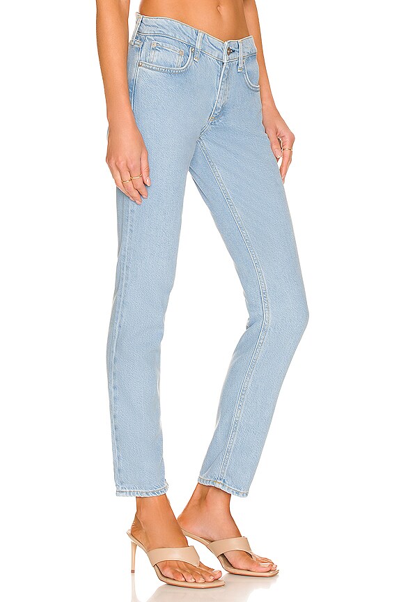 view 2 of 4 Dre Low-Rise Slim Boyfriend in Blossom