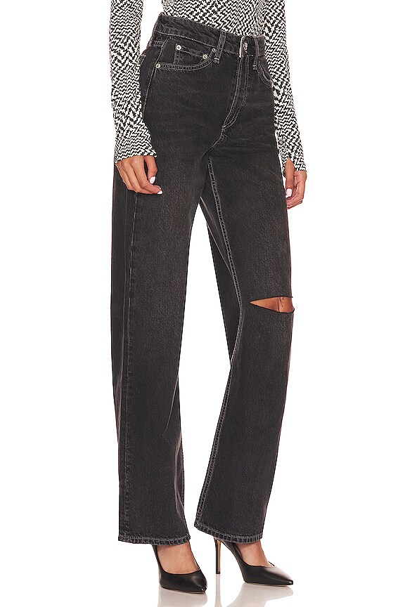 view 2 of 4 Logan Wide Leg in Filmore With Holes