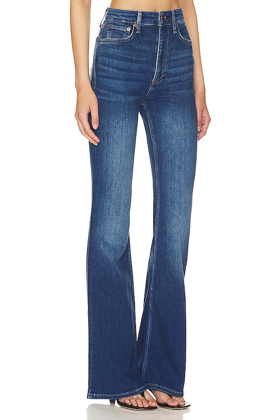 view 2 of 4 Casey High-rise Flare Jean in Selina