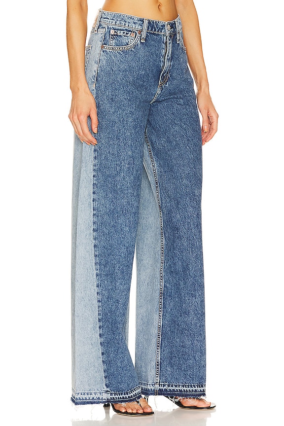 view 2 of 4 Sofie Two Tone Jean in Double Indigo