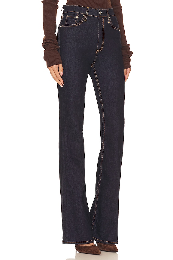 view 2 of 4 Casey High-Rise Flare Jean in Rinse