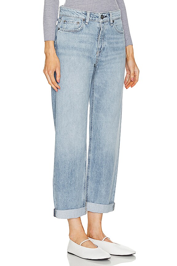 view 2 of 4 БРЮКИ С НИЗКОЙ ПОСАДКОЙ И СВОБОДНЫМ КРОЕМ DRE in Amal