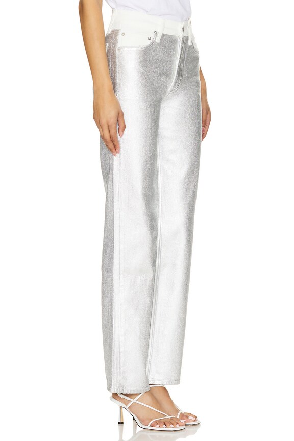 view 2 of 5 Harlow Full Length Straight in Coated Silver