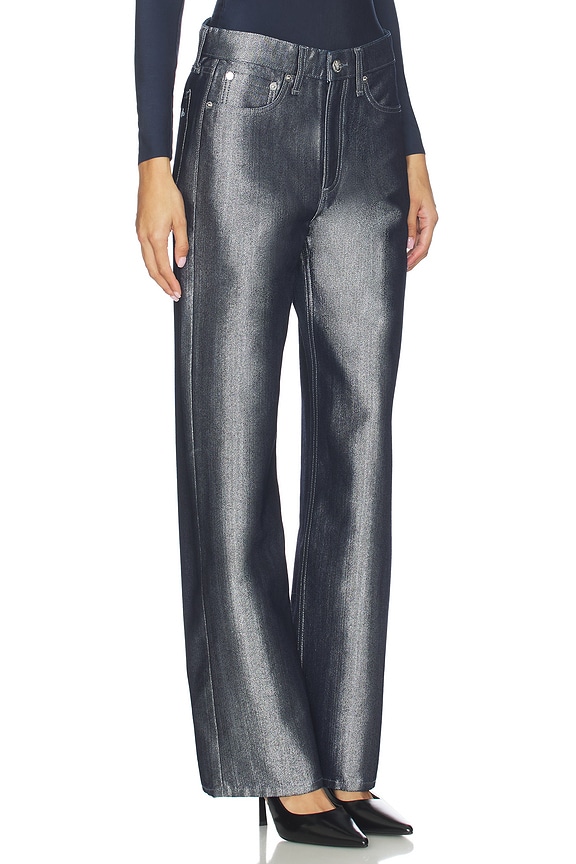 view 2 of 6 PIERNA ANCHA LOGAN in Indgo Lurex