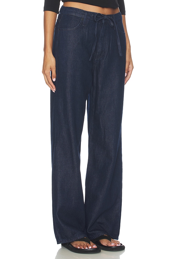 view 2 of 6 JEANS DE PIERNA ANCHA CON CORDÓN AJUSTABLE PHOEBE in Dusk Rinse