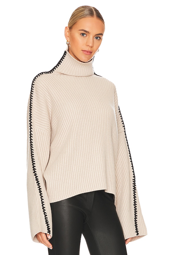 view 2 of 4 Ingrid Rib Turtleneck in Ivory