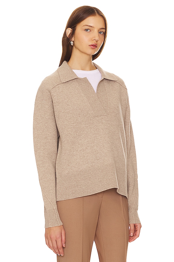 view 2 of 4 Bridget Polo Sweater in Oatmeal