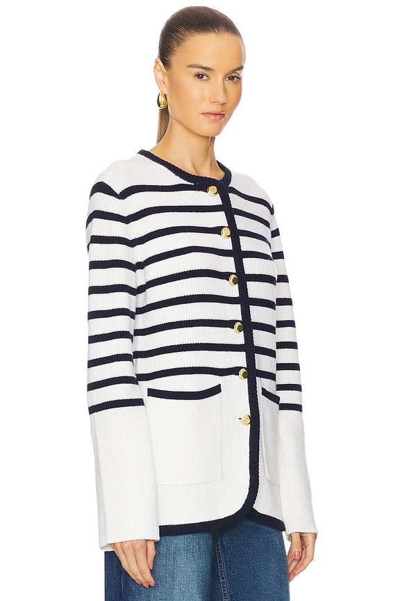 view 2 of 4 GILET LONG NANCY in Ivory