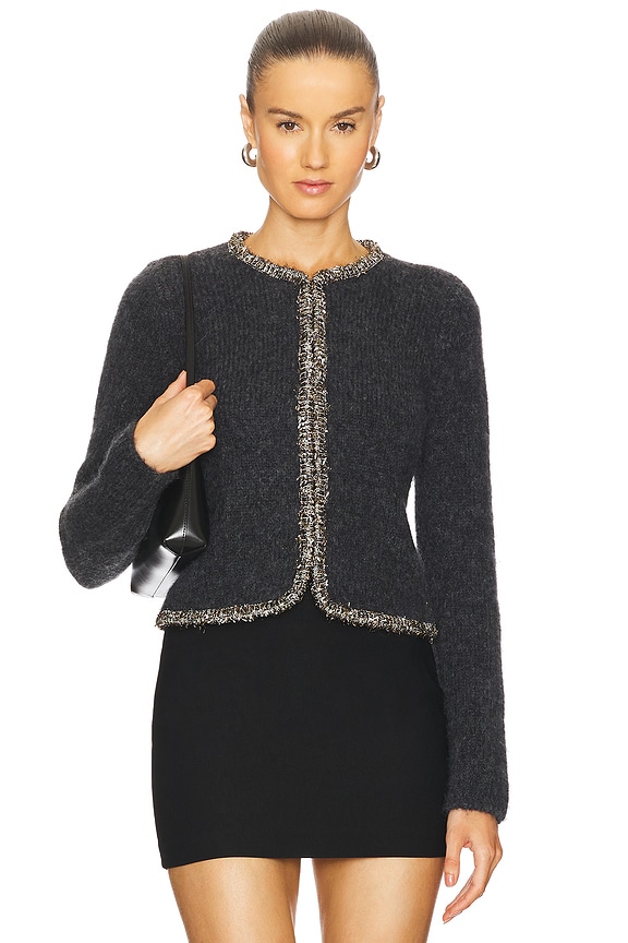 view 2 of 6 CÁRDIGAN DAVIES in Charcoal