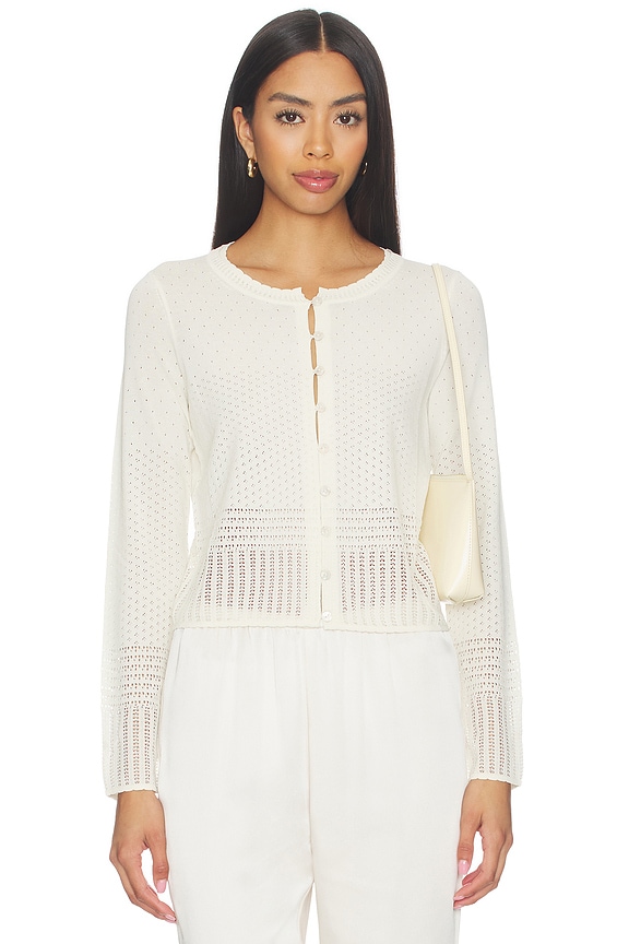 view 1 of 5 Michelle Cardigan in Ivory
