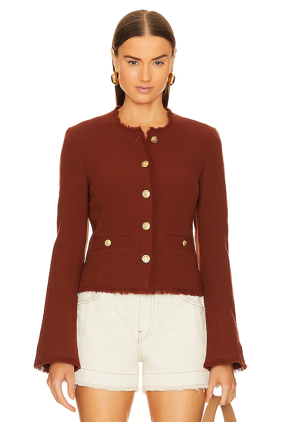 view 2 of 5 Carmen Jacket in Mahogany