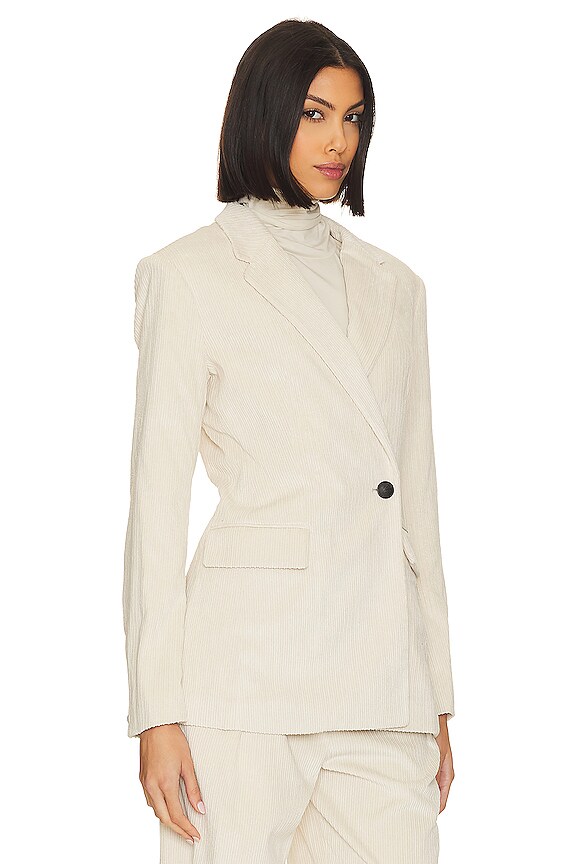 view 2 of 5 VESTE VELOURS TESSA in Ivory