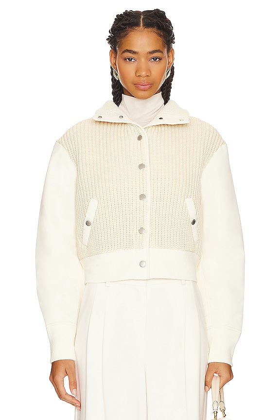 view 2 of 5 Paula Bomber in Ivory