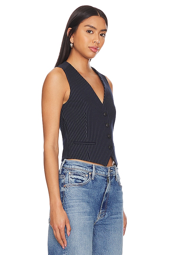 view 2 of 4 ЖИЛЕТ PRIYA in Navy Stripe