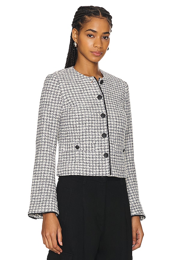 view 2 of 5 Carmen Jacket in Black & White