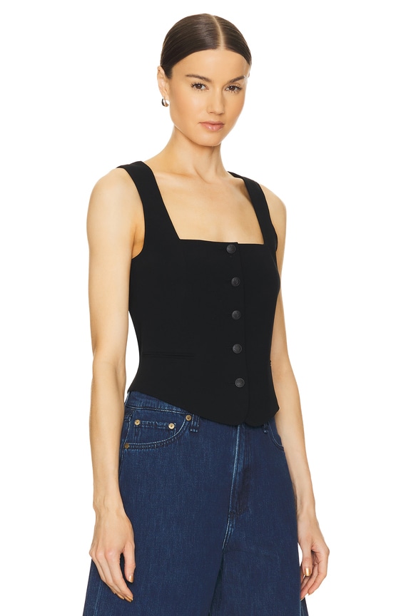 view 2 of 4 Mariana Vest in Black