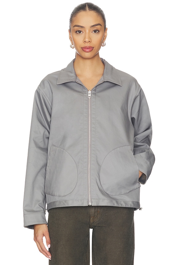 view 2 of 5 Carrie Reversible Jacket in Grey Plaid