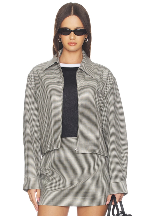 view 2 of 6 Krista Wool Jacket in Black Plaid