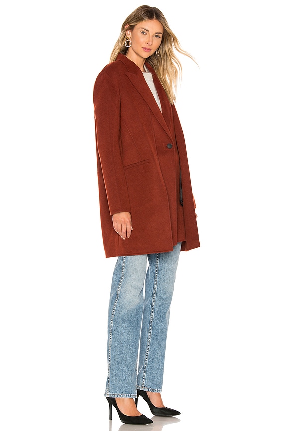 view 2 of 3 Kaye Coat in Rust