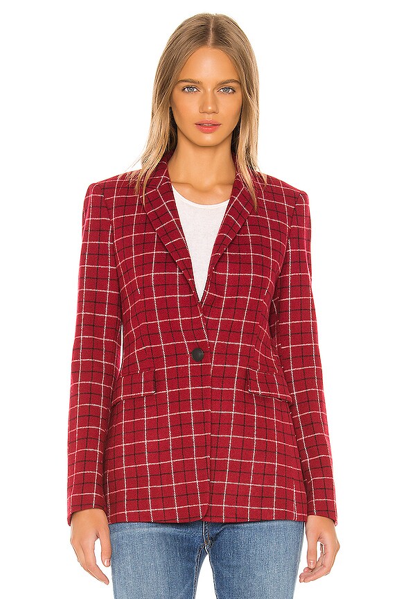 view 2 of 5 HAZEL ブレザー in Red Check