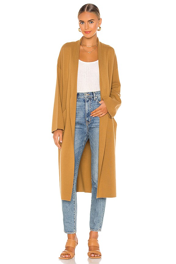 view 1 of 4 Emory Sweater Coat in Camel