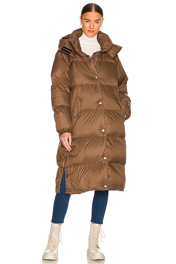 view 2 of 4 Joelle Long Puffer in Brown