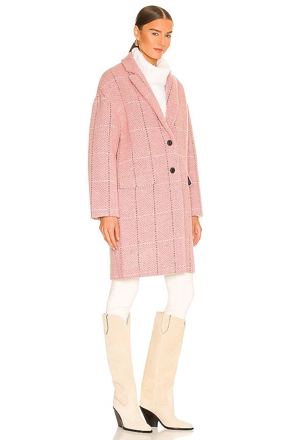 view 2 of 3 MANTEAU ESTELLE in Pink Multi