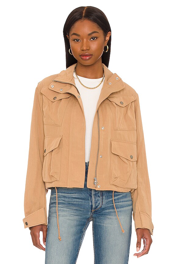view 1 of 4 Trail Cropped Jacket in Dark Khaki