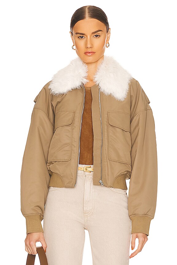 view 1 of 5 CHAQUETA NOLEN in Olive Green