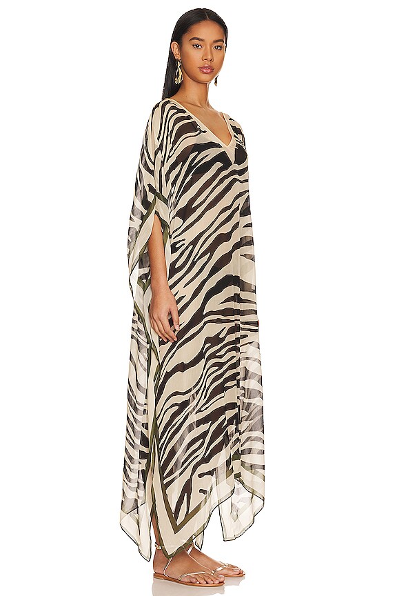 view 2 of 3 KAIA カフタン in Ivory Tiger