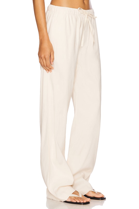 view 2 of 6 PANTALÓN RECTO LOGAN in Ivory