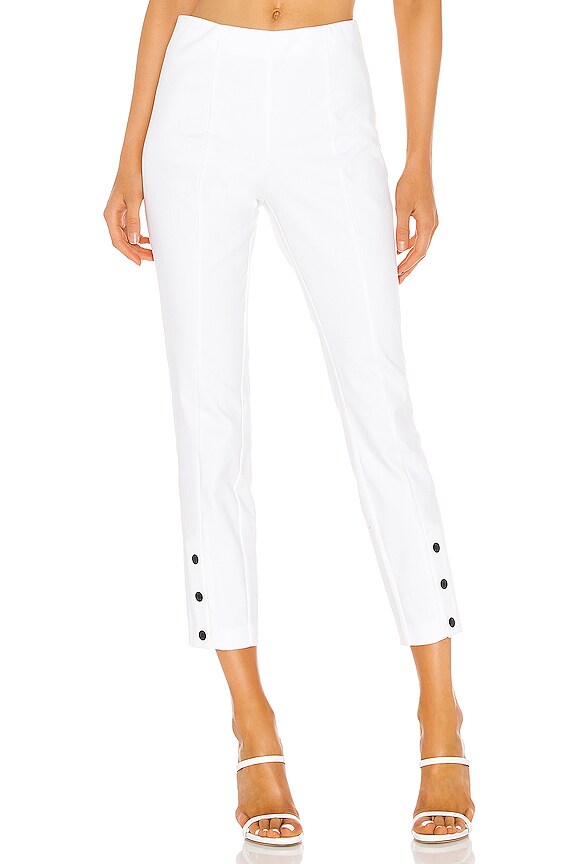 Rag & Bone Simone Snap Pant in White | REVOLVE