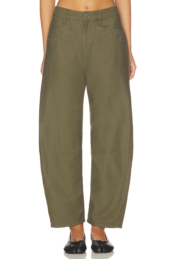 view 1 of 6 Stevie Utility Tapered Pant in Olive