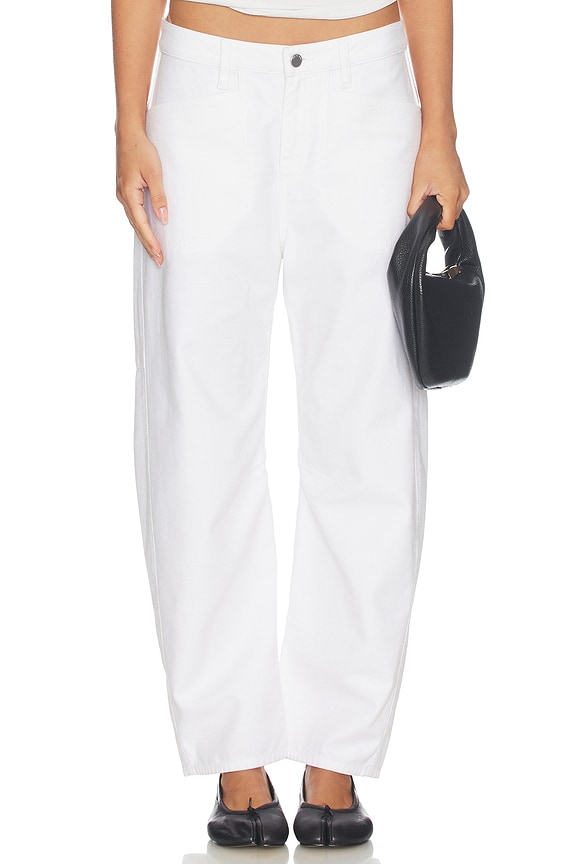 view 1 of 6 PANTALONES AJUSTADOS STEVIE in White